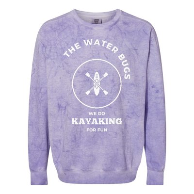 Water Bug Kayaking Club Colorblast Crewneck Sweatshirt