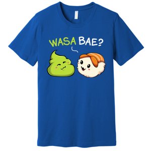 Wasa Bae Kawaii Cute Wasabi Sushi Japanese Asian Food Lover Meaningful Gift Premium T-Shirt