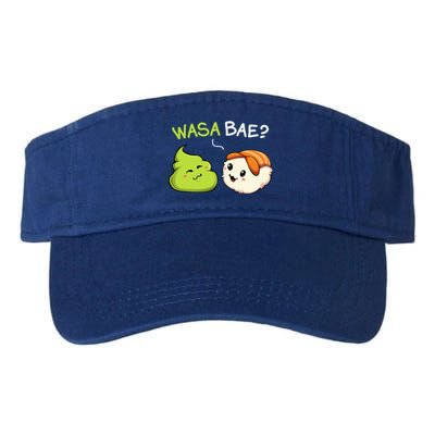 Wasa Bae Kawaii Cute Wasabi Sushi Japanese Asian Food Lover Meaningful Gift Valucap Bio-Washed Visor