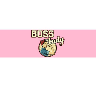 Woman Boss Lady Bosses Day Funny Appreciation Gift Mom Wife Bumper Sticker