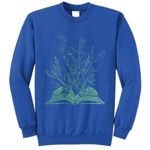 Wildflower Book Lover Gift Sweatshirt