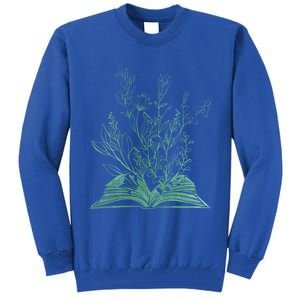 Wildflower Book Lover Gift Tall Sweatshirt