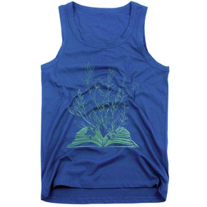 Wildflower Book Lover Gift Tank Top