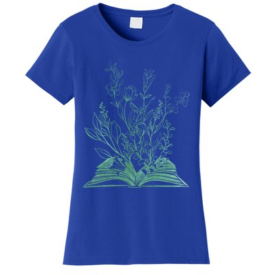 Wildflower Book Lover Gift Women's T-Shirt