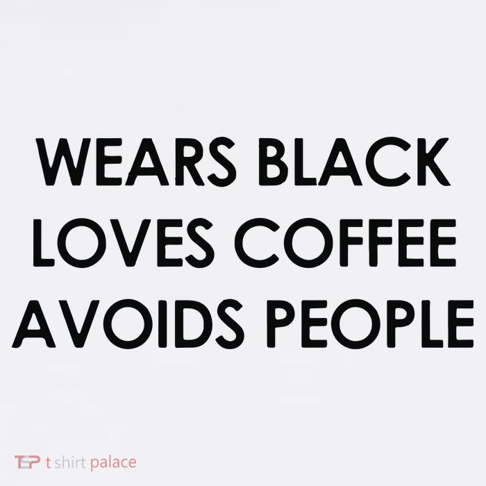 Wears Black Loves Coffee Avoids People Cool Comfort Performance Bucket Hat