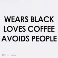 Wears Black Loves Coffee Avoids People Sustainable Bucket Hat