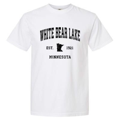 White Bear Lake Minnesota Mn Vintage Athletic Sports Garment-Dyed Heavyweight T-Shirt