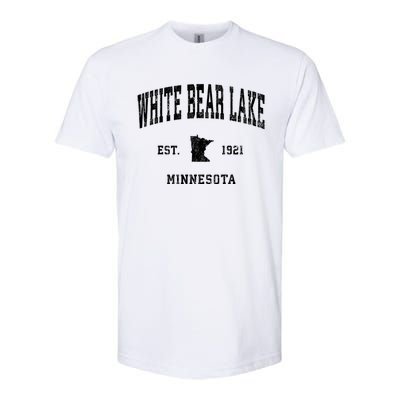 White Bear Lake Minnesota Mn Vintage Athletic Sports Softstyle CVC T-Shirt