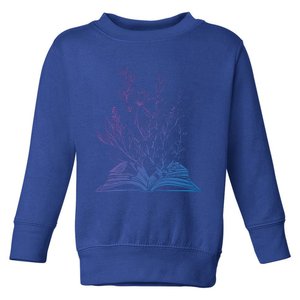 Wildflower Book Lover Reading Gardening Cute Gift Toddler Sweatshirt