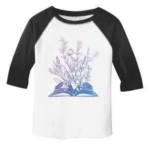 Wildflower Book Lover Reading Gardening Cute Gift Toddler Fine Jersey T-Shirt