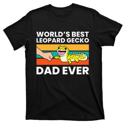 Worlds Best Leopard Gecko Dad Ever T-Shirt