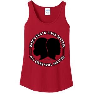 When Black Lives Matter All Lives Will Matter Ladies Essential Tank