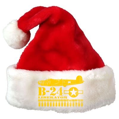 Ww2 B24 Liberator Great Gift (Distressed) Premium Christmas Santa Hat