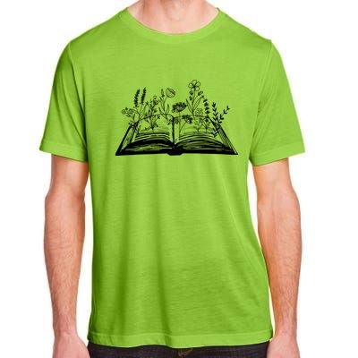 Wildflower Book Lover Funny Book Reader Book Day Meaningful Gift Adult ChromaSoft Performance T-Shirt