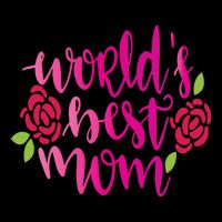 Worlds Best Mom Flower Impact Tech Backpack