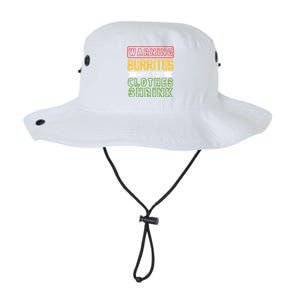 Warning Burritos Make Your Clothes Shrink Mexican Burrito Gift Legacy Cool Fit Booney Bucket Hat