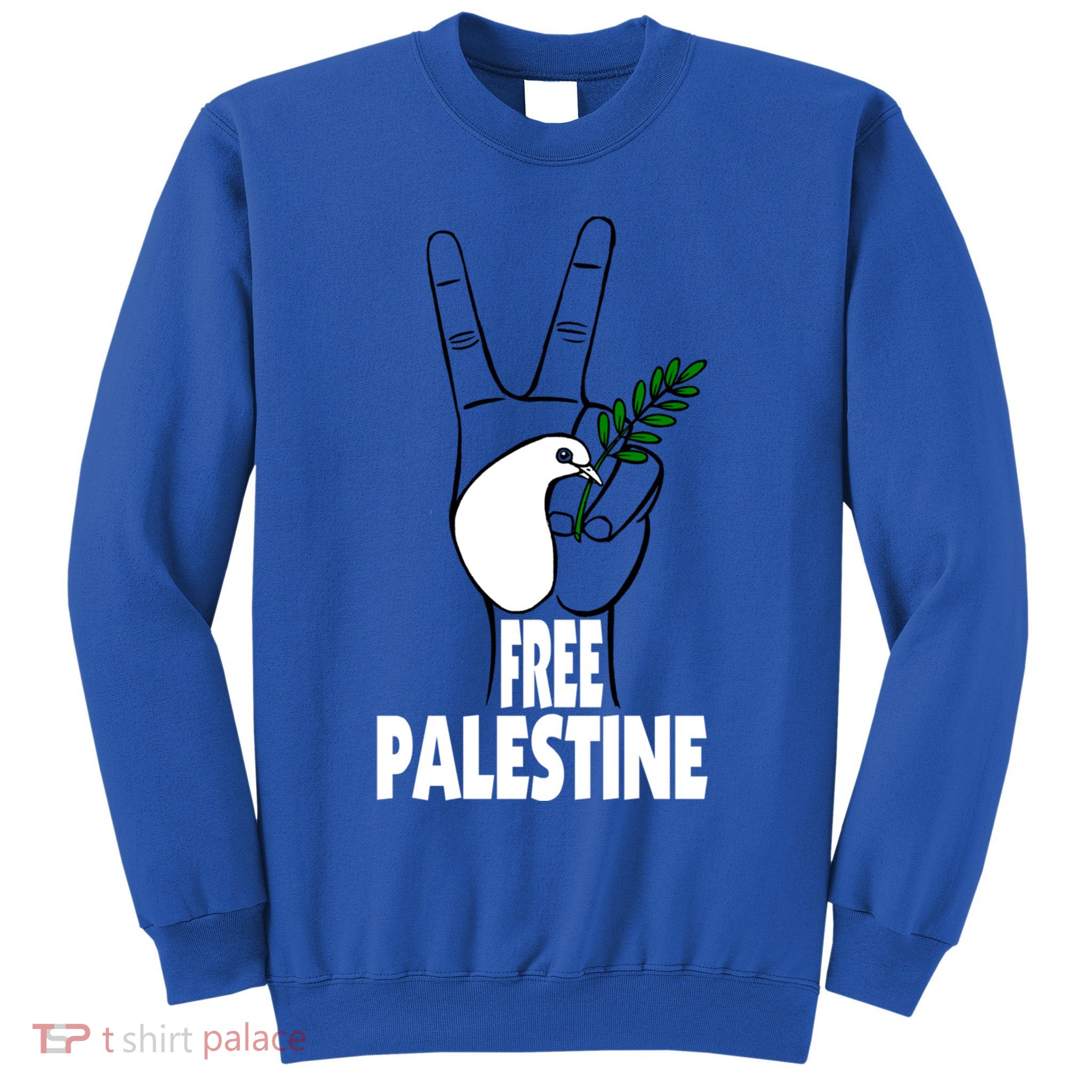 West Bank Middle East Peace Dove Olive Branch Free Palestine Cool Gift Sweatshirt