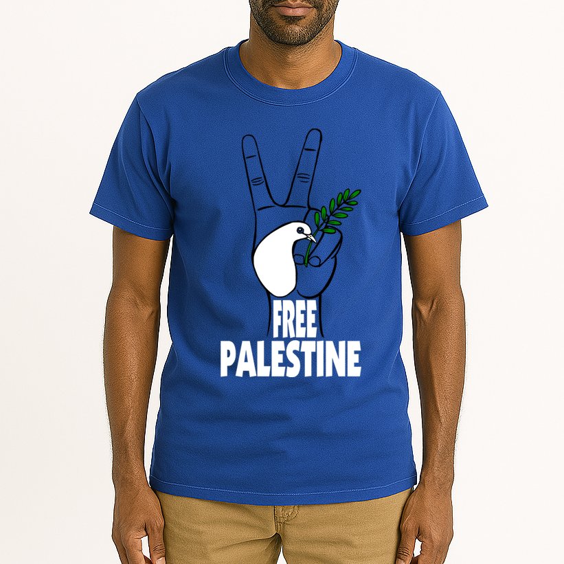 West Bank Middle East Peace Dove Olive Branch Free Palestine Cool Gift Tall T-Shirt