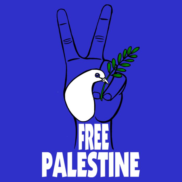 West Bank Middle East Peace Dove Olive Branch Free Palestine Cool Gift Tall T-Shirt