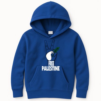 West Bank Middle East Peace Dove Olive Branch Free Palestine Cool Gift Kids Hoodie