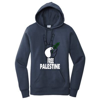 West Bank Middle East Peace Dove Olive Branch Free Palestine Cool Gift Women's Pullover Hoodie