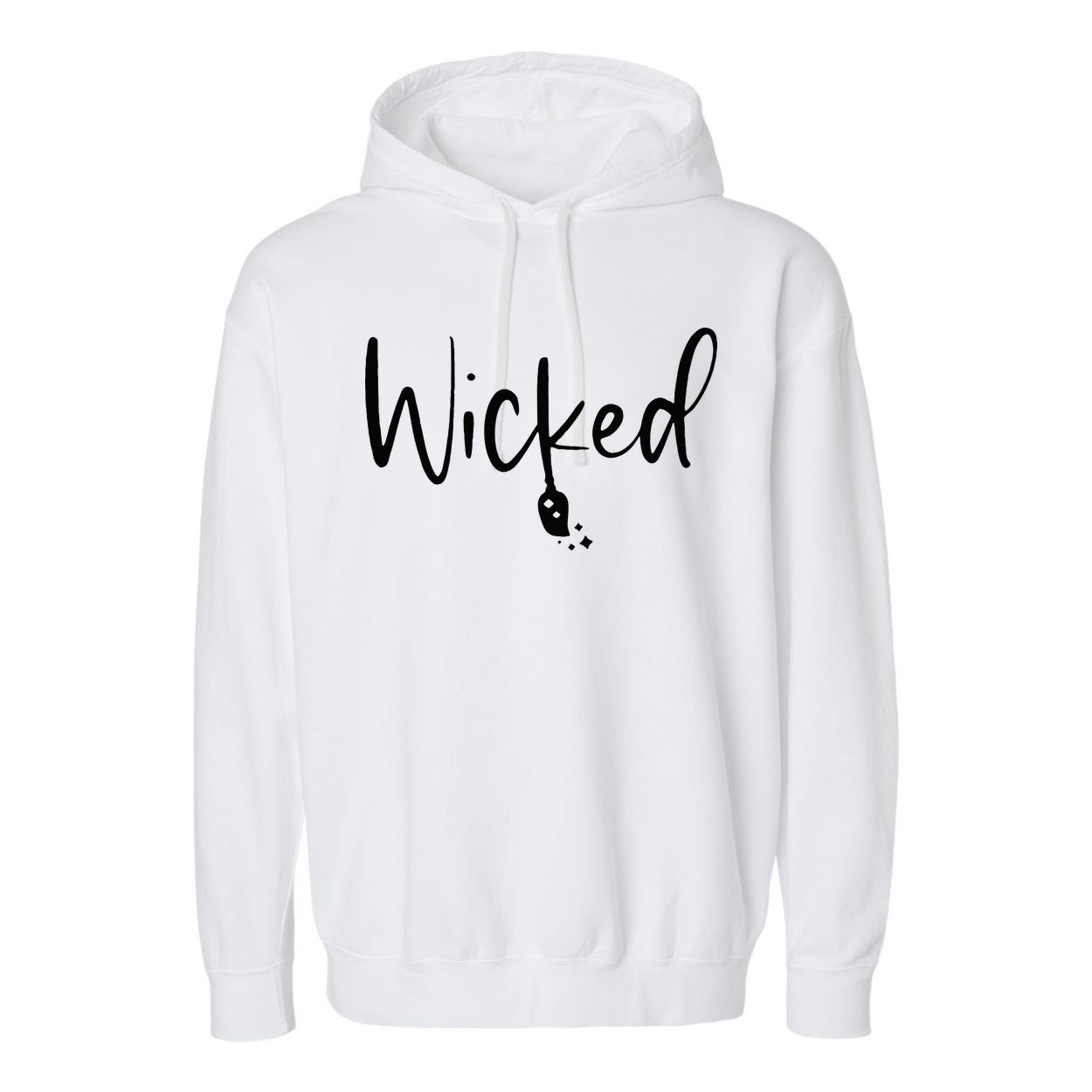 Wicked Broomstick Musical Musicals Garment-Dyed Fleece Hoodie