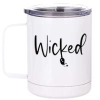 Wicked Broomstick Musical Musicals 12 oz Stainless Steel Tumbler Cup