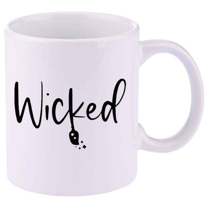 Wicked Broomstick Musical Musicals 11oz C Handle Ceramic Mug
