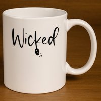 Wicked Broomstick Musical Musicals 11oz C Handle Ceramic Mug