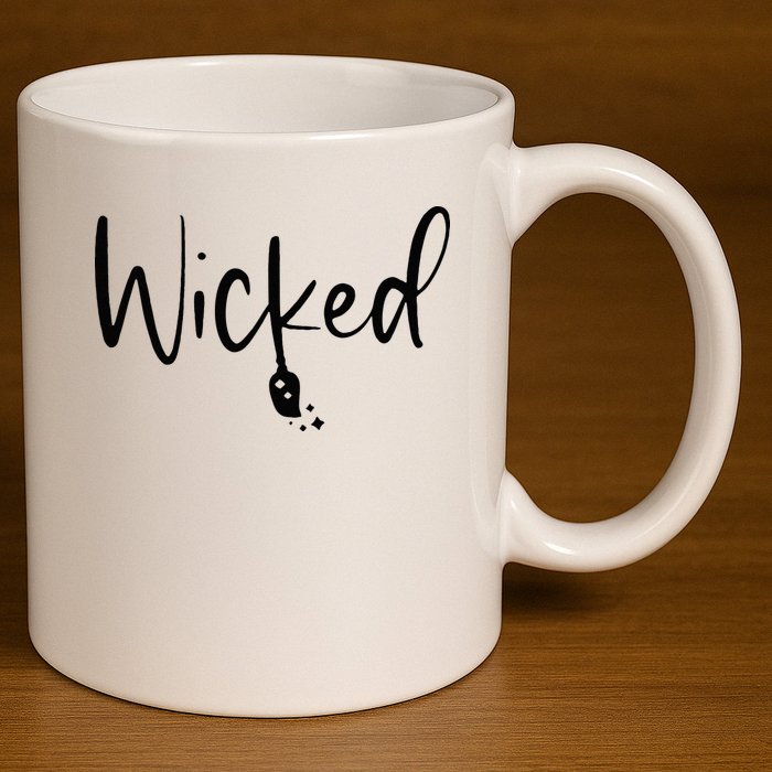 Wicked Broomstick Musical Musicals 11oz C Handle Ceramic Mug