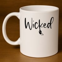 Wicked Broomstick Musical Musicals 11oz C Handle Ceramic Mug
