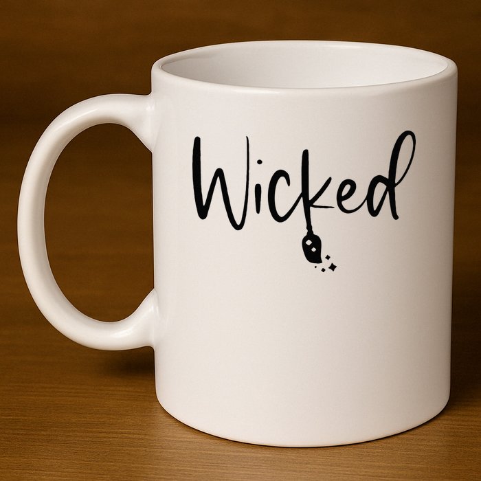 Wicked Broomstick Musical Musicals 11oz C Handle Ceramic Mug