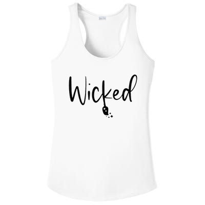 Wicked Broomstick Musical Musicals Ladies PosiCharge Competitor Racerback Tank