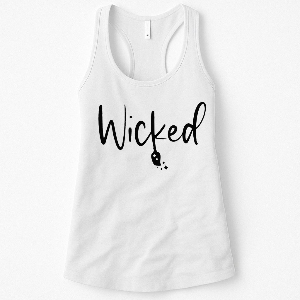 Wicked Broomstick Musical Musicals Womens Tank Top