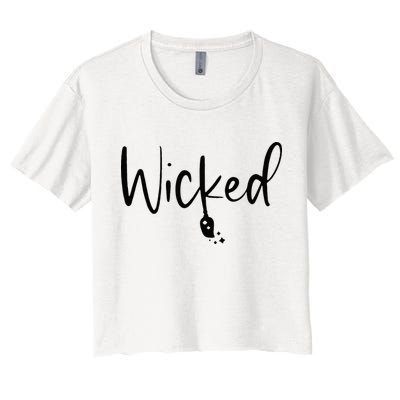 Wicked Broomstick Musical Musicals Crop Top