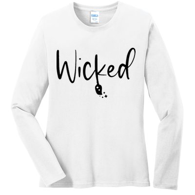 Wicked Broomstick Musical Musicals Ladies Long Sleeve Shirt