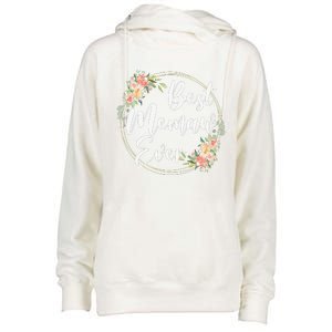 Womens Best Memaw Ever Mother's Day Memaw Gift Happy Mothers Day Womens Funnel Neck Pullover Hood