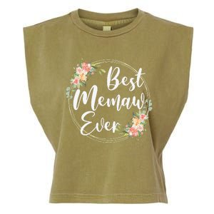 Womens Best Memaw Ever Mother's Day Memaw Gift Happy Mothers Day Garment-Dyed Women's Muscle Tee