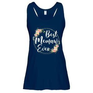 Womens Best Memaw Ever Mother's Day Memaw Gift Happy Mothers Day Ladies Essential Flowy Tank