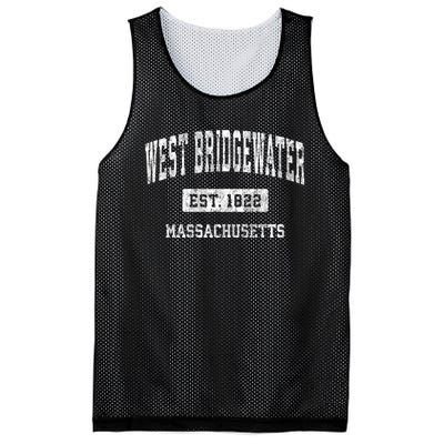 West Bridgewater Massachusetts Ma Vintage Sports Mesh Reversible Basketball Jersey Tank