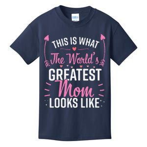 Womens Best Mom Best Mother Kids T-Shirt