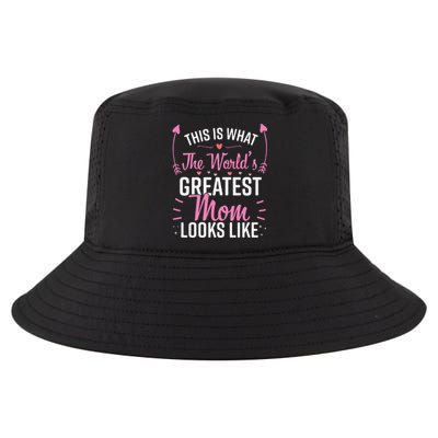 Womens Best Mom Best Mother Cool Comfort Performance Bucket Hat