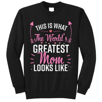 Womens Best Mom Best Mother Sweatshirt