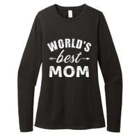 World's Best Mom Mother's Day Womens CVC Long Sleeve Shirt