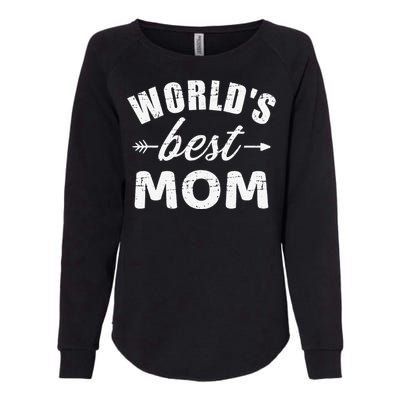 World's Best Mom Mother's Day Womens California Wash Sweatshirt