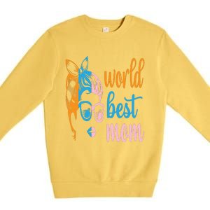 World Best Mom Premium Crewneck Sweatshirt