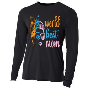 World Best Mom Cooling Performance Long Sleeve Crew