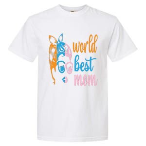 World Best Mom Garment-Dyed Heavyweight T-Shirt