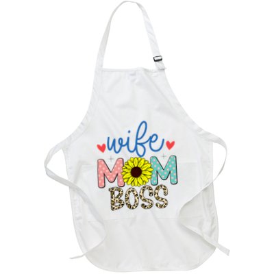 Wife Boss Mom Funny Matching Family Apron