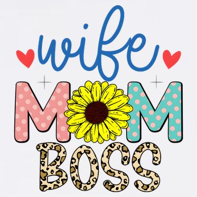 Wife Boss Mom Funny Matching Family T-Shirt